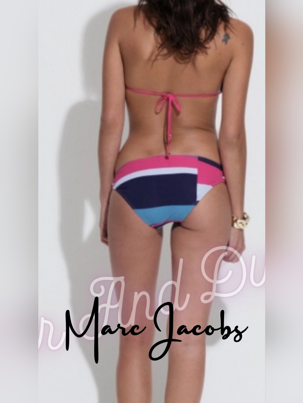 Marc Jacobs Mondrian Colorblock Bikini Bottoms